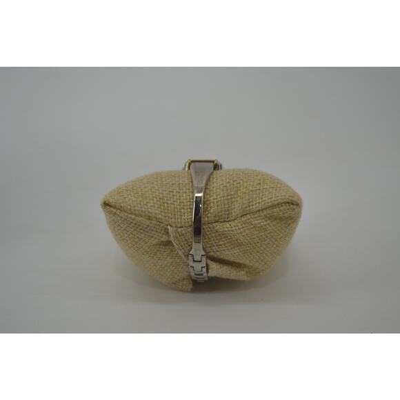 Vtg Anne Klein II White Face Silver Grandmacore Watch Analog - Picture 8 of 12